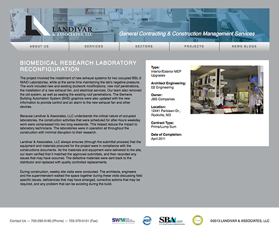 Landivar & Associates Website